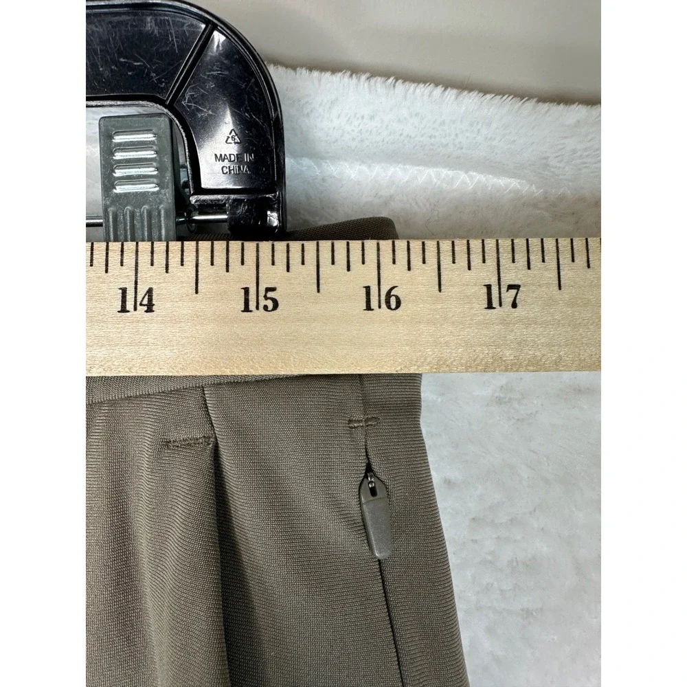 Lululemon Commission Pants Mens 31 Brown Olive Straight Leg Technical Chino